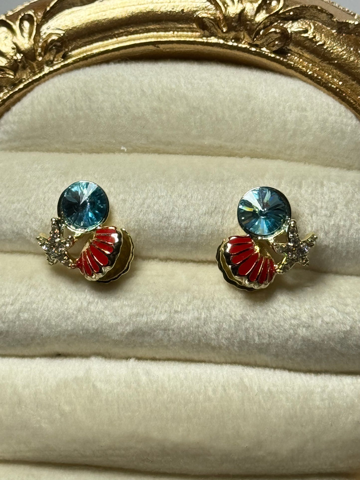 Ocean Dream Shell & Starfish Earrings