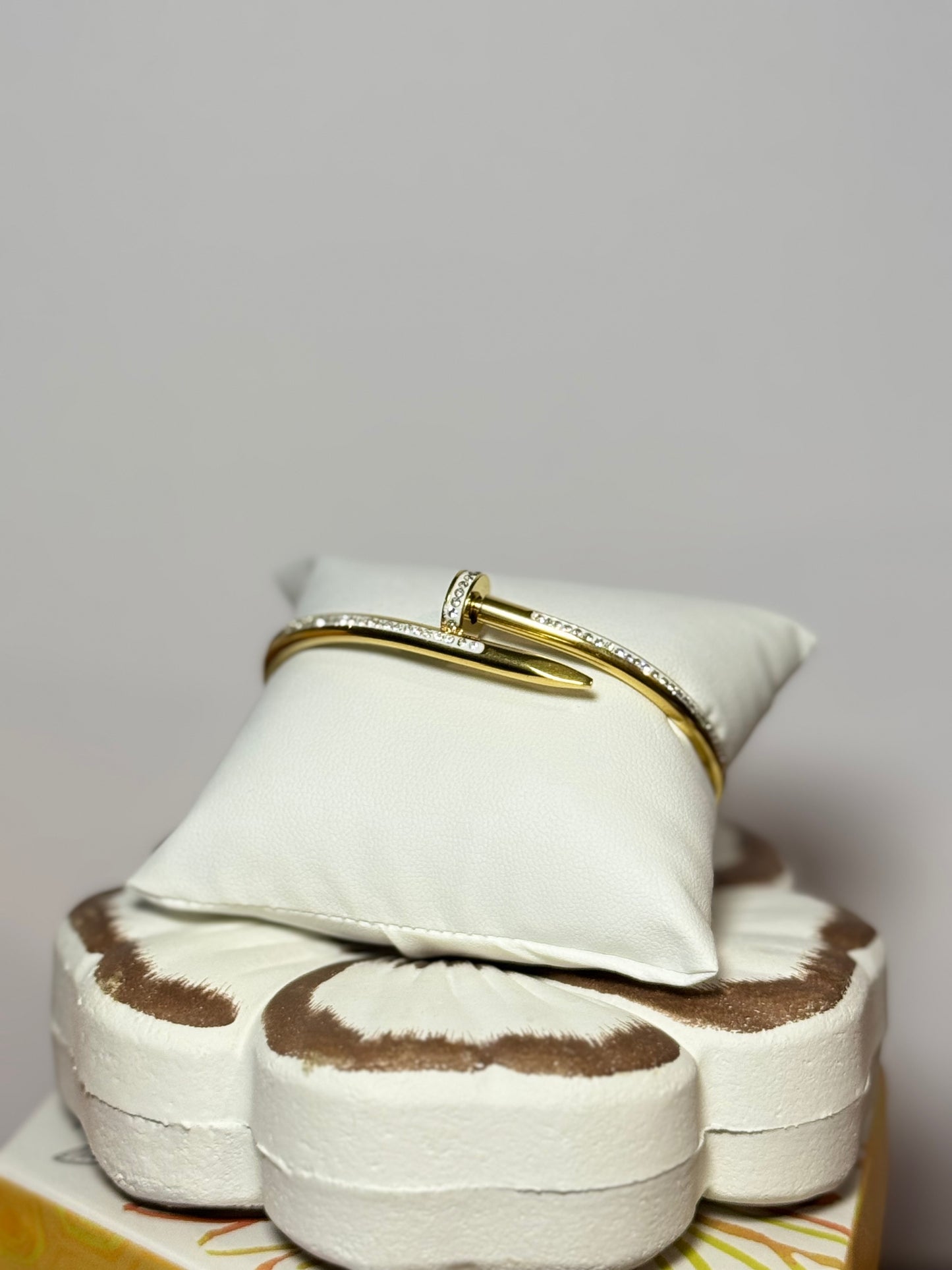 Luxury Nail Bangle Bracelet