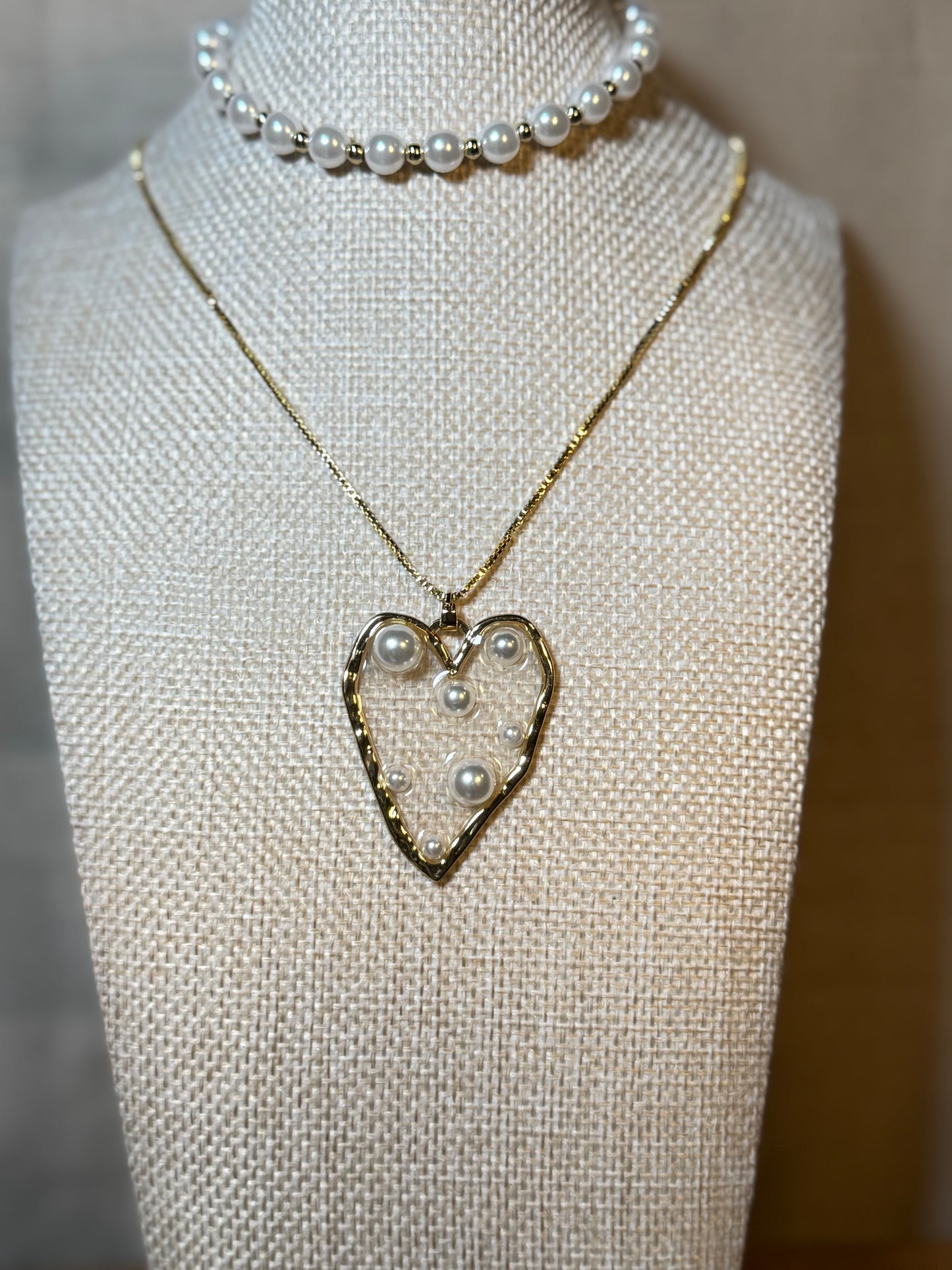 Heart of Pearls Necklace
