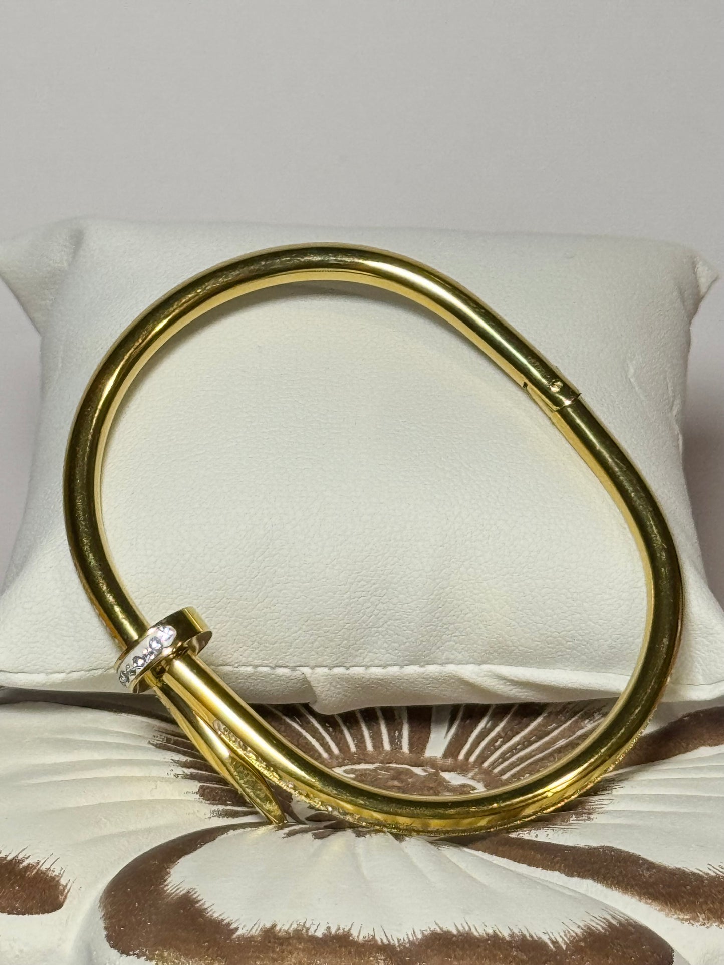 Luxury Nail Bangle Bracelet